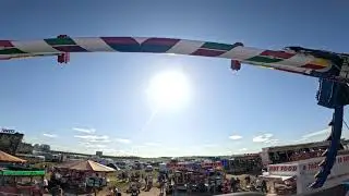 Clayton Hackett's Top Spin Superspin (Northern Amusements) - Onride - The Hoppings - 2025