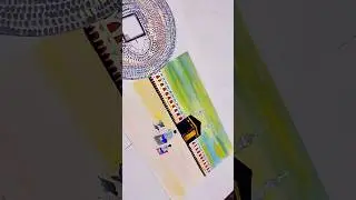 Kaaba Painting Shorts | Beautiful Islamic Art #shorts #youtubeshorts#shortsfeed