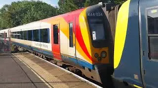 SWR Class 444015 Desiro & Class 444034 Arriving into Fareham The 16th of August 2023