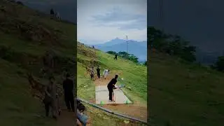 Pathan Playing Cricket in Mountain's Once again #cricket #cricketshorts #youtubeshorts #shorts