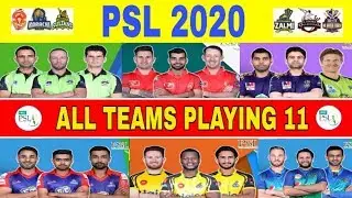 PSL 2020 l All Teams Best Playing Xi l PSL 5 All Team Playing 11 _ Talib Sports