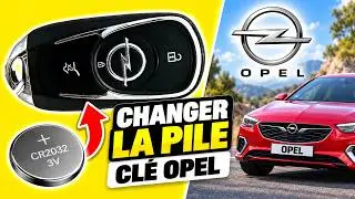 Changer la Pile Cl&eacute; Opel (Corsa, Astra, Mokka, Grandland, Crossland, Insignia, Zafira, Combo Life)
