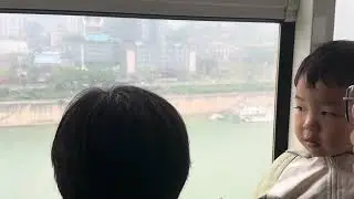 ChongQing, China - Cable Car Ride Nov. 2024 