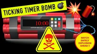 Bomb Explosion 10 Minute Countdown Timer ⏳💣 | With Bomb Explosion Effect 💥🔥