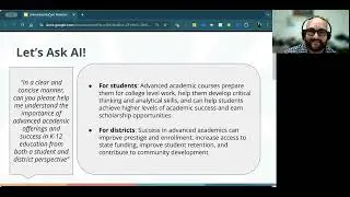 Unlocking Student Potential: Leveraging Instructional AI for Advanced Academics