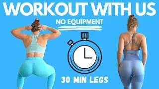 LEG CIRCUIT - Real Time No Equipment | Workout With Us