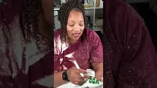 Showing you how to remove iron on htv vinyl with Cricut mini press. #removinghtv #removingvinyl