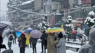 Live Snowfall in Manali || Solang Valley || Hampta