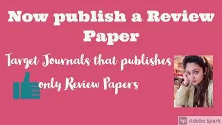 Target this Journal for Review Paper| SSCI/SCOPUS