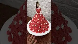 ￼ Barbie doll cake decorating #shorts #doll #dollcake #barbiedollcake #barbie #trending #viral