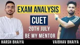 CUET 2022 Exam Analysis | 20th July 2022 | Be My Mentor | Science | Commerce | Arts