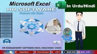 How to make HR Software to manage Employees in MS Excel|VBA|Demo Video