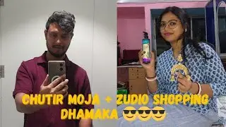 Day 4 Vlog | Zudio Shopping Haul | Chuti Din er Ghorer Kaaj | Pilgrim Shampoo Review