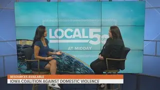 Iowa Coalition Against Domestic Violence on resources available for domestic violence victims