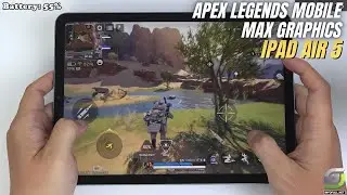 iPad Air 5 test game Apex Legends Mobile
