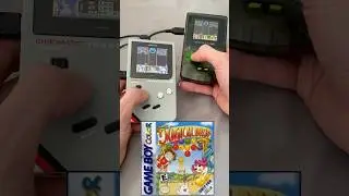 Magical Drop on Gameboy Color has a pointless 2-player link cable VS mode #MagifcalDrop #LinkItUp