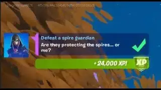 Fortnite Challenge - Defeat a spire guardian - Chapter 2 Season 6 Week 12