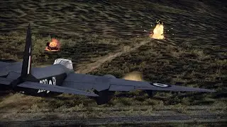 Mosquito FV Mk XVIII Ground Attack Mission | War Thunder Gameplay