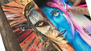 How I draw Avatar ( Varang Vs Kiri ) | Full colored pencils Timelapse | #avatar #avatarworld 
