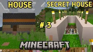 House  vs  Under Ground House How Make House in Minecraft  ? #ghotechnical #minecraft
