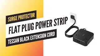 Surge Protector Flat Plug Power Strip, TESSAN Extension Cord - Could this be the smartest upgrade?