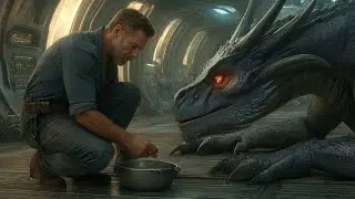 Sad and Depressed Alien Dragon Left on an Alien Ship Refused To Eat For Months Until a Human Forema