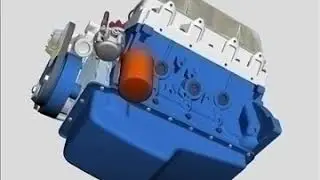 3D Model of Ford 427 V8 Engine Review