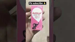 Azithral liquid 200 #janaseba #medical #medicine #doctor #syrup #subscribe #support