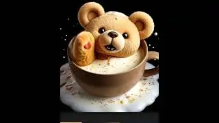 Teddy waving #viralvideo #aiartvideo