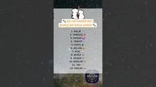 En Hayvansever Bur&ccedil;lar Soralaması, Senin Burcun Hangisi? #bur&ccedil;hane