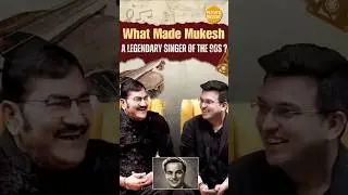 What Made Mukesh a legendary Singer of the 90s? | Shubhankar Mishra | Sudesh Bhosale