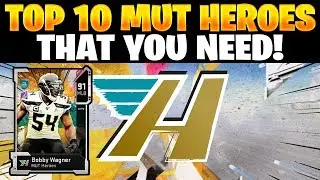 THE 10 MUST HAVE PLAYERS IN THE MUT HEROES PROGRAM! | MUT 20 MUT HEROES