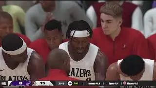 NBA 2K26 Utah Jazz Vs Portland Trail Blazers Simulation 
