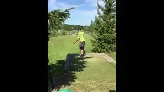 KJ Nybo opens European Open 2016 - DGWT hole #17