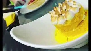 Safron cake/sherazad #qatar chocoglaze