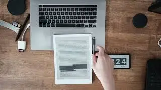 Highlight and note-taking in Kindle on Super Note A5X