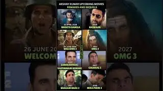 ✨Akshay Kumar upcoming movie in next three year is either a remake sequel.#akshaykumar #movies #2026