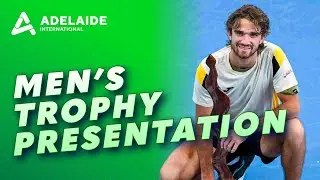 2026 Adelaide International Men's Singles Final trophy presentation | Wide World of Sports