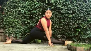 Stretching until I get my splits