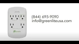 Greenlite Tier 1 Advanced Power Strip Operation for 5 Outlet and 5 Outlet with Charging Ports