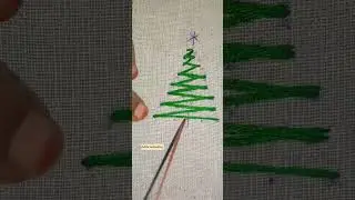 #merry Christmas #Christmas tree 🌲 embroidery #hand #stich #