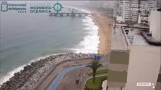 Marejadas UV || Playa Acapulco || Vi&ntilde;a del Mar || Chile en vivo