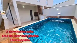 Casa nova moderna lado praia  em Itanhaém Piscina, Hidro e Área Gourmet pe direito alto 