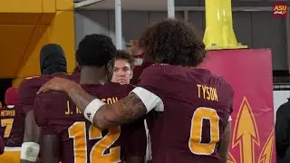 Field-level highlights from ASU's Senior Night and 23-7 Territorial Cup loss to Arizona (11/29/25)