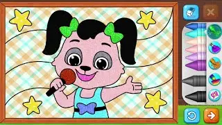 Coloring Games: Coloring Book, Painting, Glow Draw - For Kids Mode Android Gameplay