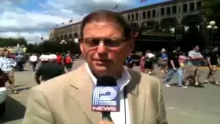 12 News Reporter Kent Wainscott on campaign trail with Paul Ryan