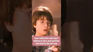 Four celebrities who don't believe in God.#funny #movie #celebrity