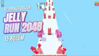 Jelly Run 2048 15.B&ouml;l&uuml;m Bu Parkur &Ccedil;ok Zor