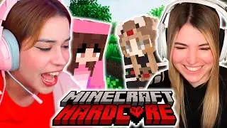 CRYSTAL MOLLY Y RIVERS SE INTENTAR PASAR MINECRAFT HARDCORE! 😂😂