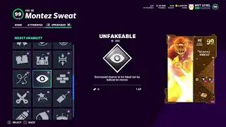 Madden 21 - MUT 21 -  Golden Ticket Montez Sweat